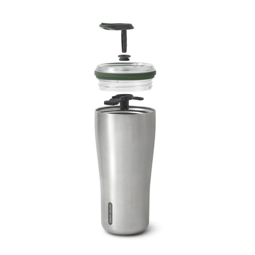 Black+Blum stainless steel travel thermo mug 600 ml, olive, BAM-TT010