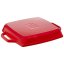 Staub cast iron grill pan with two handles 23x23 cm, cherry, 12012306