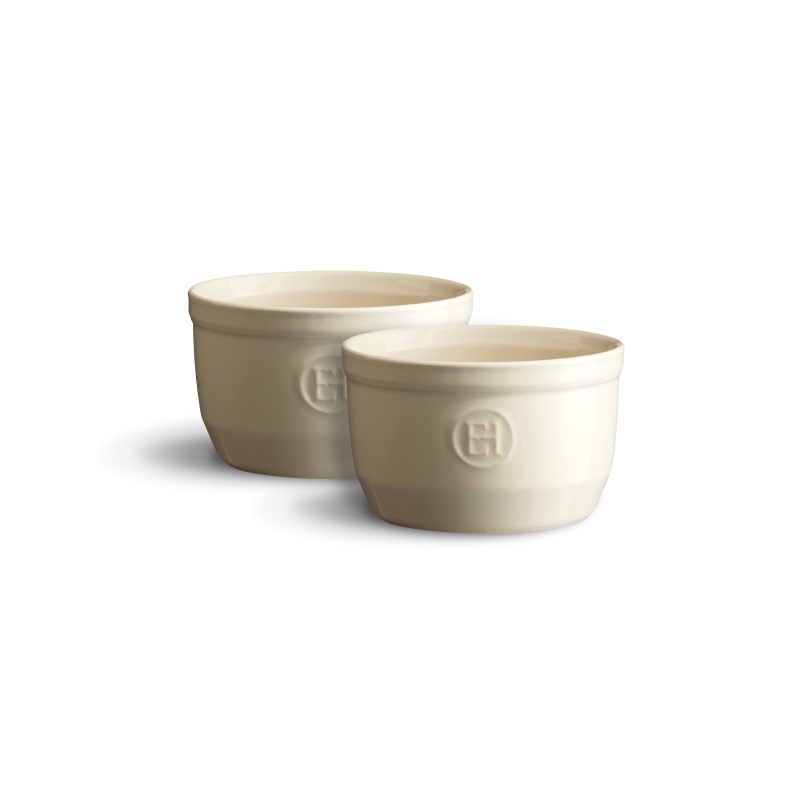 Emile Henry set of 2 framecases 10 cm, ivory, 024010