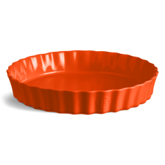 Emile Henry deep cake tin 32 cm, orange Toscane, 766032