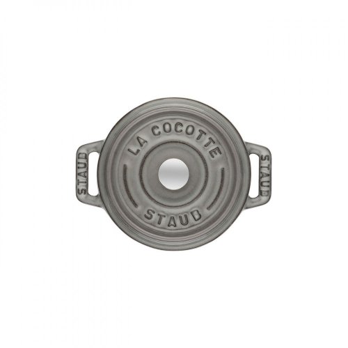Staub Cocotte okrúhly hrniec 12 cm/0,4 l sivý, 1101218