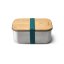 Black+Blum snack box with bamboo lid 1,25 l, ocean, BAM-SB-L005