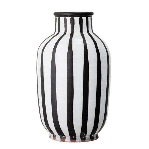 Schila Deco Vase, White, Terracotta - 82049590