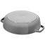 Christera casserole, sauté pan with self-sealing lid 28 cm/3,7l grey