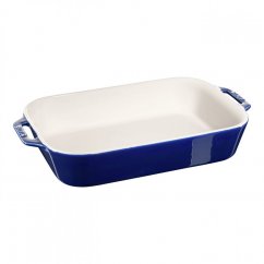 Staub ceramic baking dish 34 x 24 cm/4,5 l dark blue, 40511-149