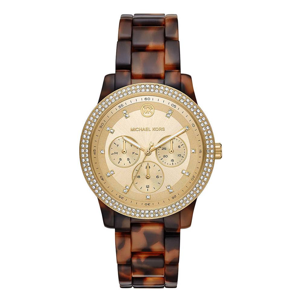 MICHAEL outlet KORS Women’s Tortoise Shell Watch MK6816