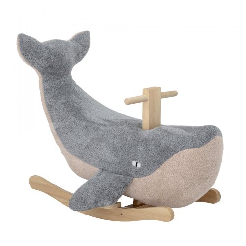 Moby Rocking Toy, Whale, Blue, Polyester - 82049430