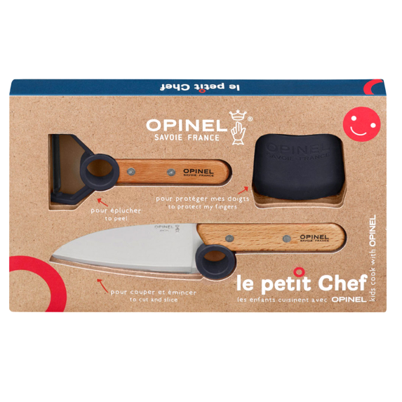 Opinel Le Petit Chef Kids Chef Set, blue, 002605