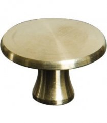 Staub round handle for lid, brass, medium, 1670112