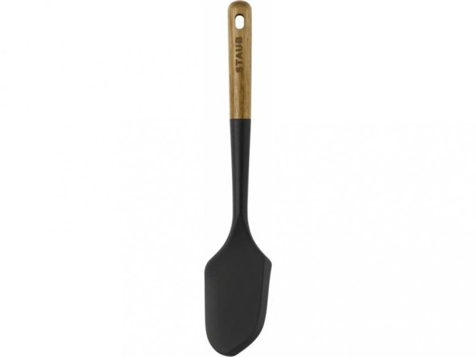 Staub silicone dough spatula, with wooden handle, 31 cm