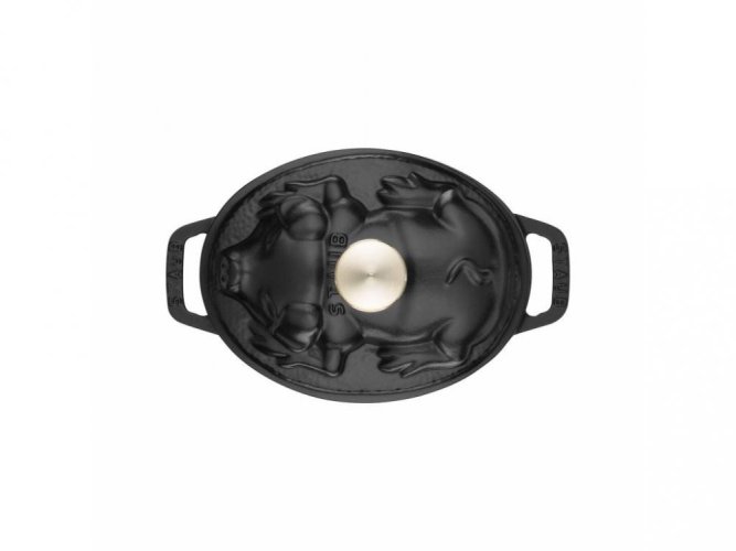Staub Cocotte pig-shaped pot 17 cm/1 l black, 1121725