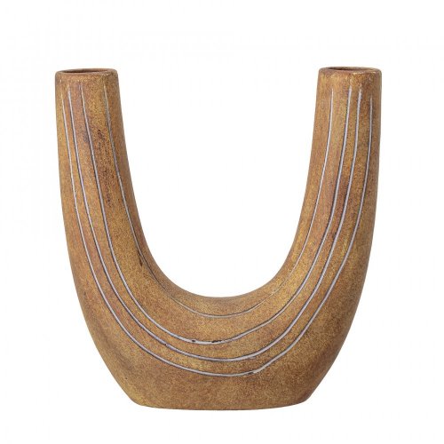 Balduin Deco Vase, Brown, Terracotta - 82048989