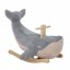 Houpací hračka Moby, velryba, modrá, polyester - 82049430