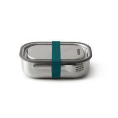 Black+Blum stainless steel snack box with fork 1 l, ocean, BAM-SS-L005
