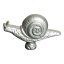 Staub metal handle for lid, snail shape, 1190106