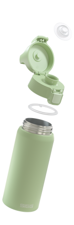 Sigg Shield Therm One nerezová fľaša na pitie 500 ml, ekologická zelená, 6022.20