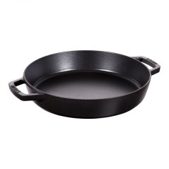 Staub Gusseisenpfanne mit zwei Griffen 34 cm, schwarz, 1313425