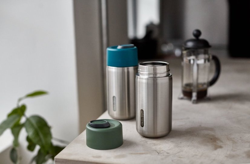 Black+Blum stainless steel travel thermo mug 340 ml, olive, TC-SS010