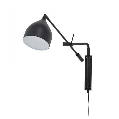 Lyam Wall Lamp, Black, Metal - 82055673