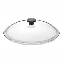 Skeppshult glass lid with cast iron handle 28 cm, 0510GL