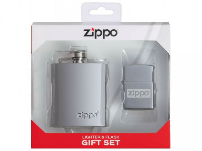 Zippo 30062 Sada vrecková fľaša & Zippo Zapaľovač