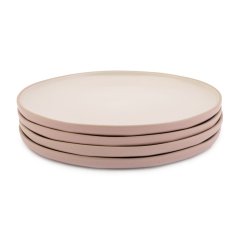 Kameninová súprava tanierov Jamie Oliver Big Love 27 cm, ružová, JOBLPLAT27PK4