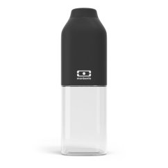 Fľaša na pitie Monbento Positive M 500 ml, čierny ónyx, 101101002