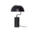 Stolní lampa, černá, kov/mramor - 990718