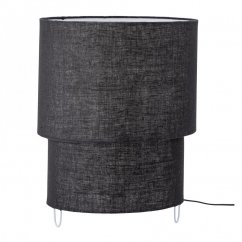 Zalt Table lamp, Black, Linen - 82053243