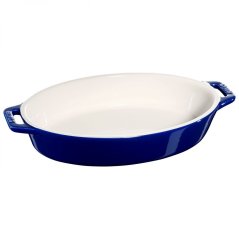 Staub Keramik-Backform oval 23 cm/1,1 l dunkelblau, 40511-157