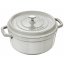 Staub Cocotte pot round 22 cm/2,6 l white truffle, 11022107