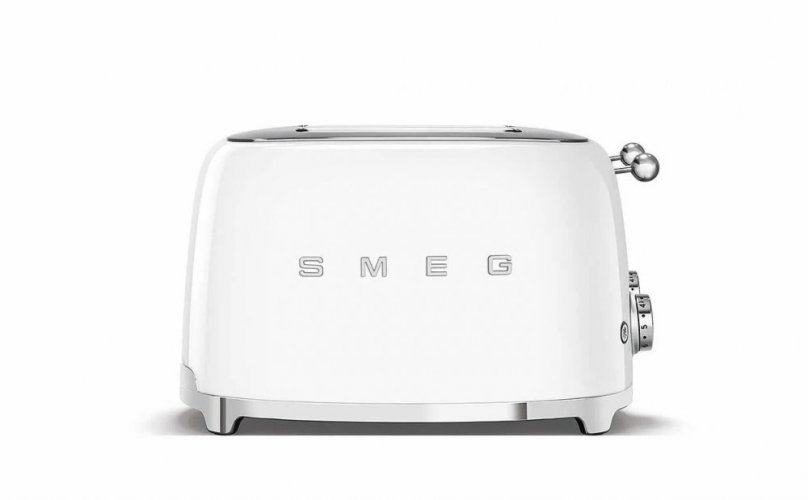 SMEG 50's Retro Style Toaster 4x4, white, TSF03WHEU