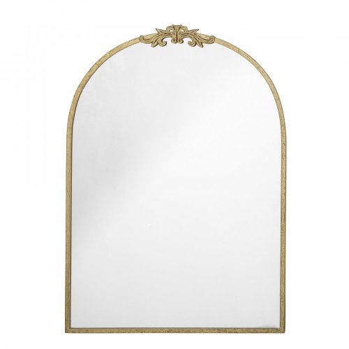 Roi Wall Mirror, Brass, Metal - 82055911