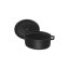 Staub Cocotte pot oval 23 cm/2,3 l black, 1102325
