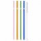 Zwilling Sorrento straws mix of colours 4 pcs + straight brush, 39500-602
