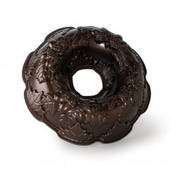 Nordic Ware Autumn wreath cake tin, 10 cup bronze, 82348