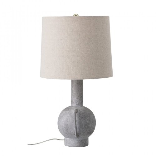 Kean Table lamp, Grey, Terracotta - 82046808