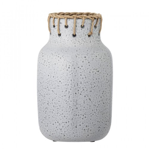 Janel Vase, Grey, Ceramic - 82053752