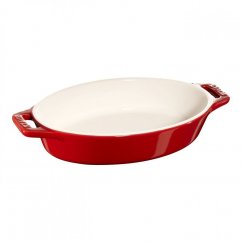 Staub ceramic baking dish oval 17 cm/0,4 l cherry, 40511-153