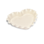 Emile Henry Ruffled heart-shaped cake tin, ivory, 026177