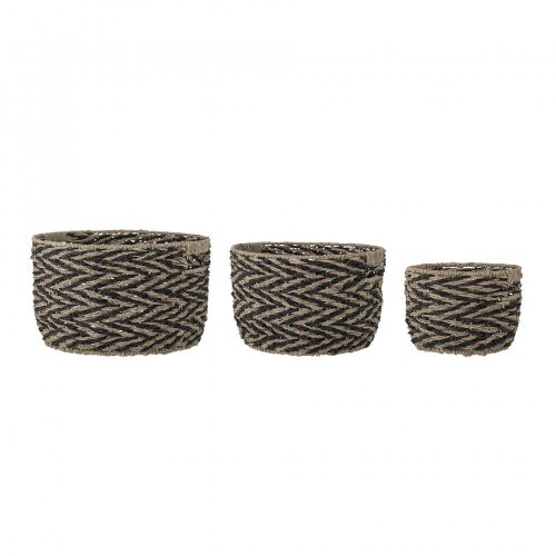 Othilde Basket, Black, Seagrass - 82057276