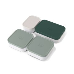 Monbento Extra priehradky pre boxy na občerstvenie, zelené, 41190044