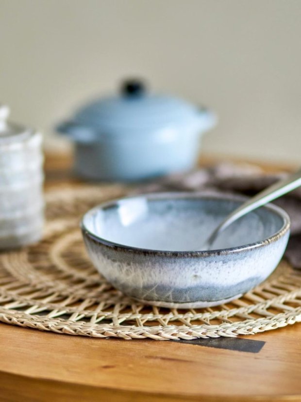 Bloomingville Paula stoneware bowl 16 cm, grey, 82060638