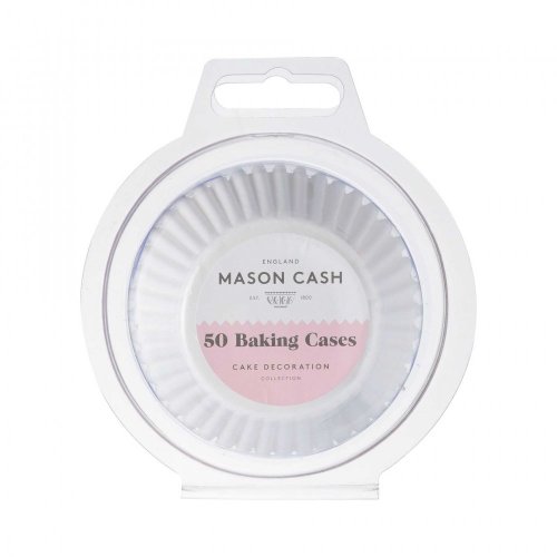 Mason Cash baking cups, 50 pcs white, 2007.778