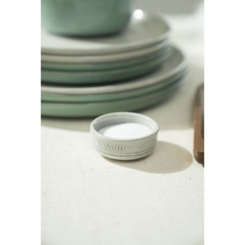 Staub ceramic round bowl 6 cm/0,05 l, set of 4, white truffle, 40508-801
