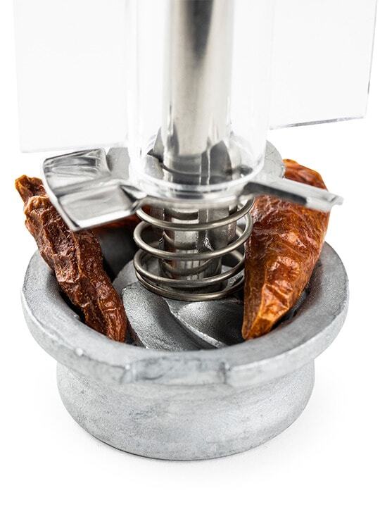 Peugeot Ouessant chilli grinder 14 cm, stainless steel, 29050