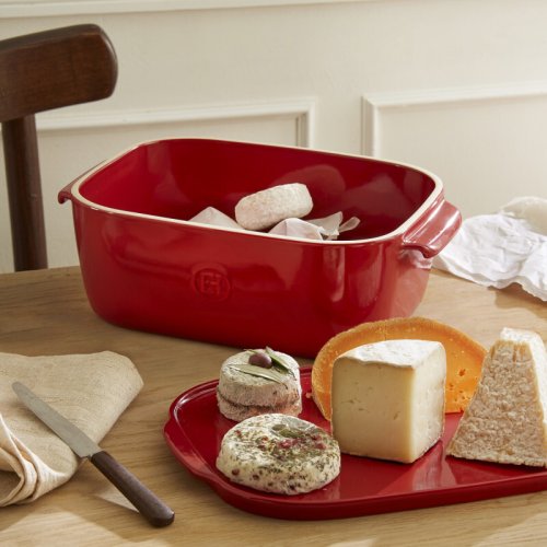 Emile Henry ceramic cheese storage and serving box 3,12 l, garnet, 348760
