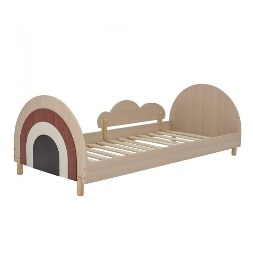 Charli Junior Bed, Brown, MDF - 82051112