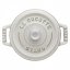 Staub Cocotte Mini hrniec okrúhly 10 cm/0,25 l, biela hľuzovka, 11010107