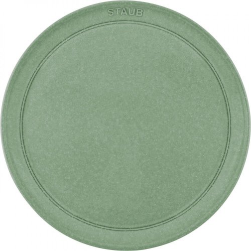 Staub ceramic plate 26 cm, sage green, 40508-182